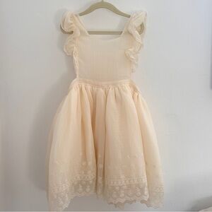 Elegant Cream Kids Dress